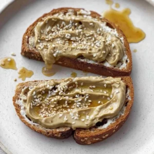 Tahini Honey Toast