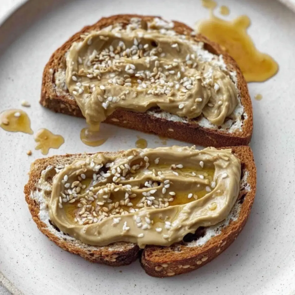 Tahini Honey Toast