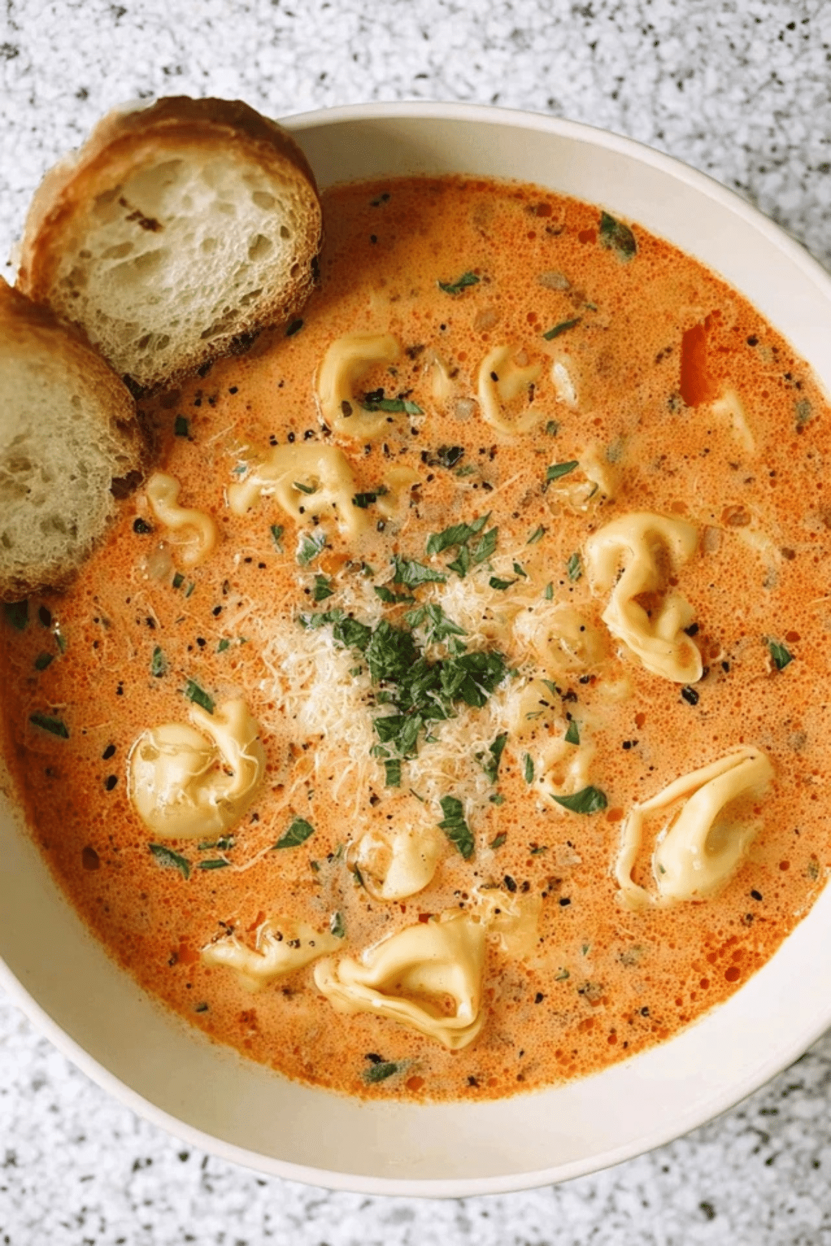 Tomato Tortellini Soup
