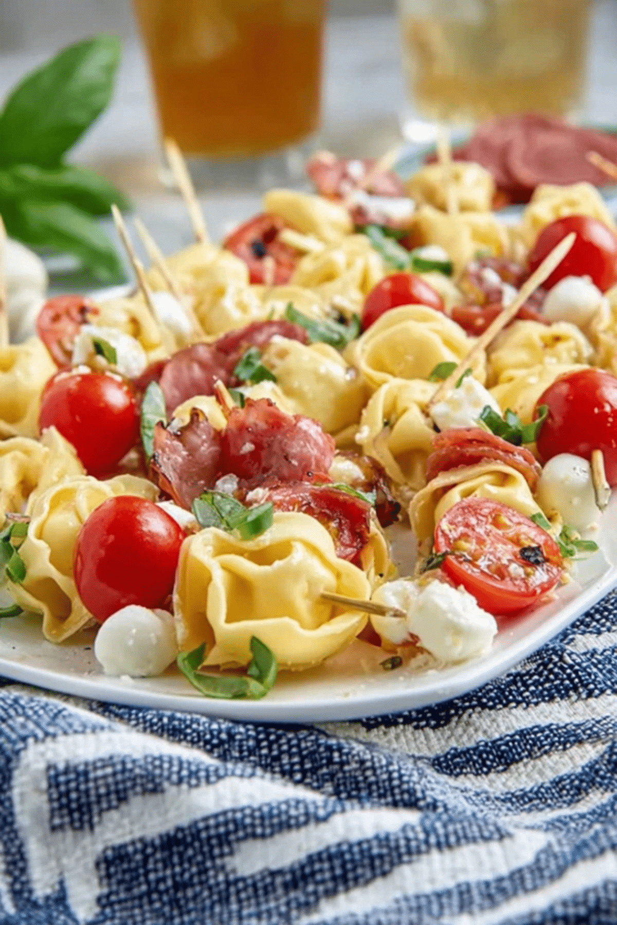 Tortellini Skewers Appetizer