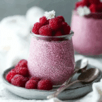 Vegan Raspberry Chia Pudding
