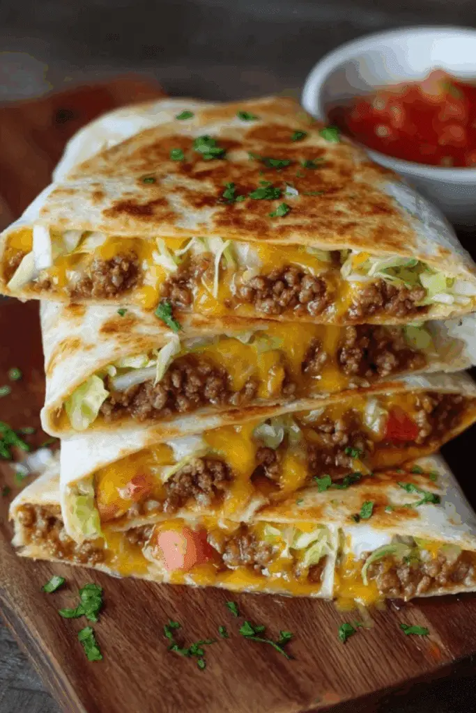 Weight Watchers Cheeseburger Crunch Wrap