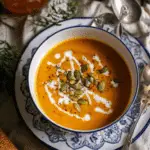 Apple Carrot and Pumpkin Soup