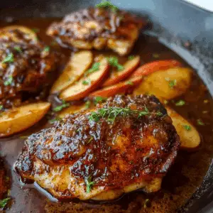 Apple Cider Glazed Chicken