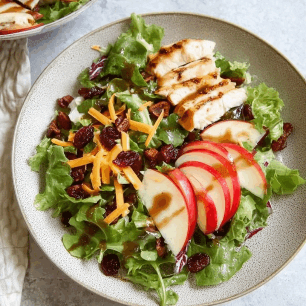 Apple Salad with Cheddar