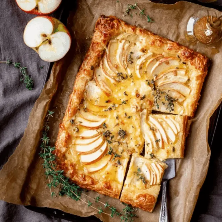 Apple and White Cheddar Tart