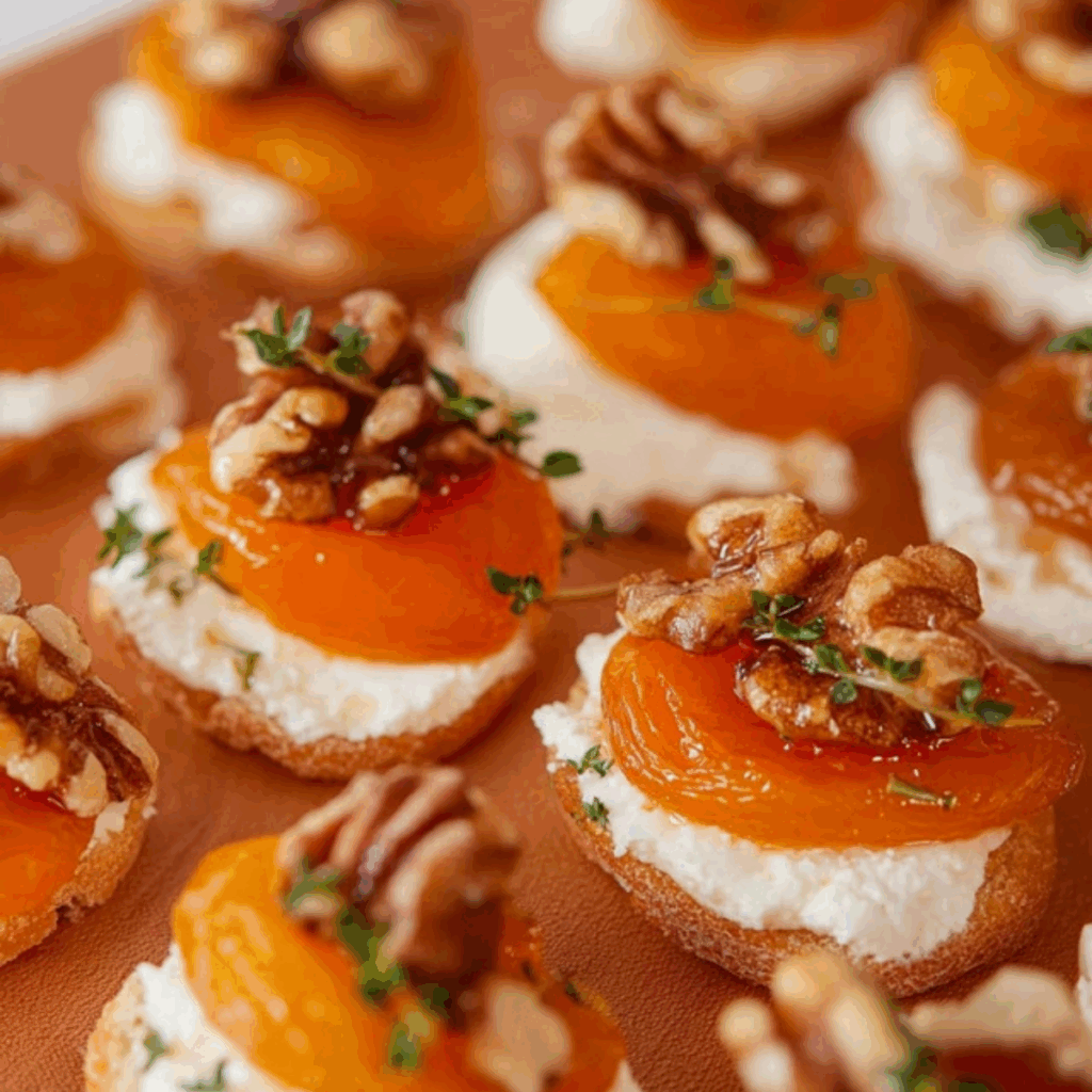 Apricot and Goat Cheese Appetizers