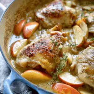 Baked Chicken with Apples