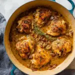 Braised Apple Cider Chicken Thighs