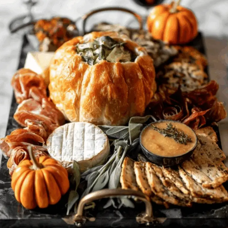 Brie Pumpkin with Spiced Maple Pumpkin Butter