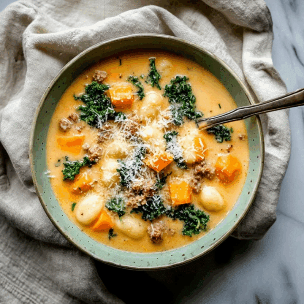 Butternut Squash Gnocchi Soup
