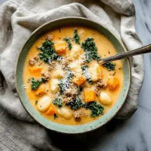 Butternut Squash Gnocchi Soup