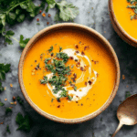 Butternut Squash and Sweet Potato Soup