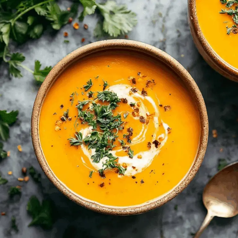 Butternut Squash and Sweet Potato Soup