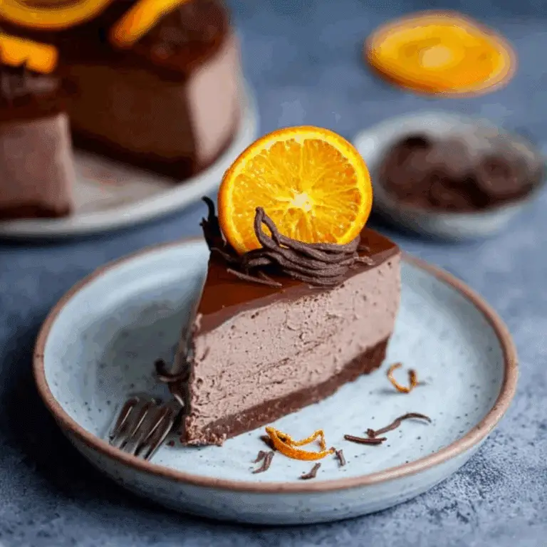 Chocolate Orange Cheesecake