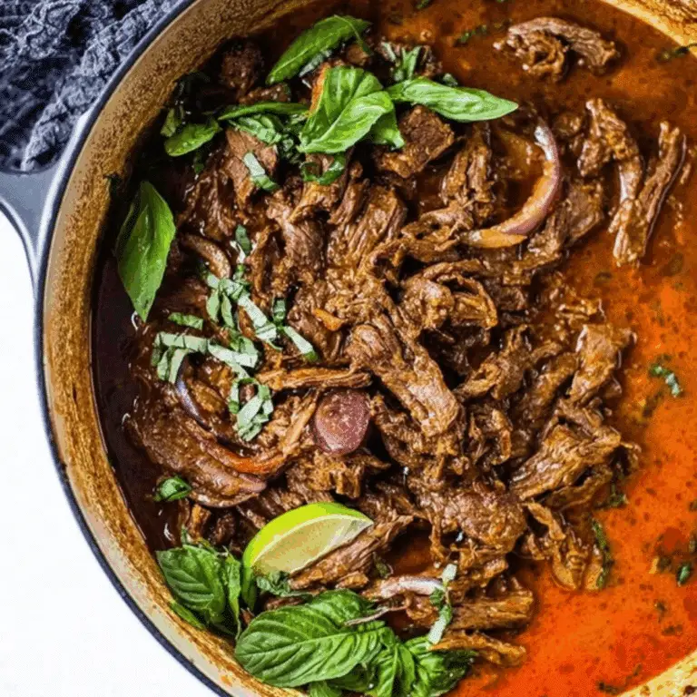 Coconut Red Curry Drip Beef
