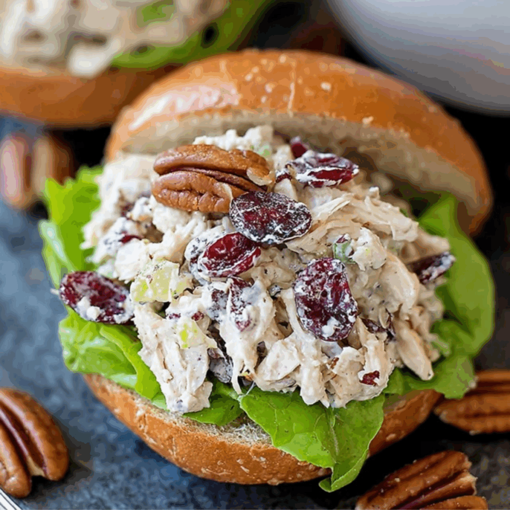 Cranberry Pecan Chicken Salad Sweet Crunchy And Irresistible