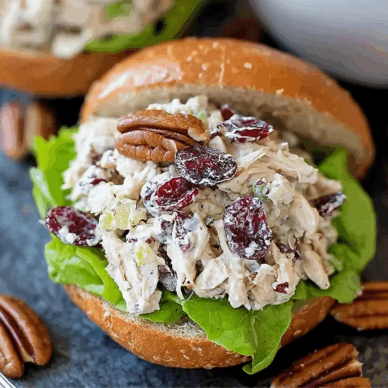 Cranberry Pecan Chicken Salad