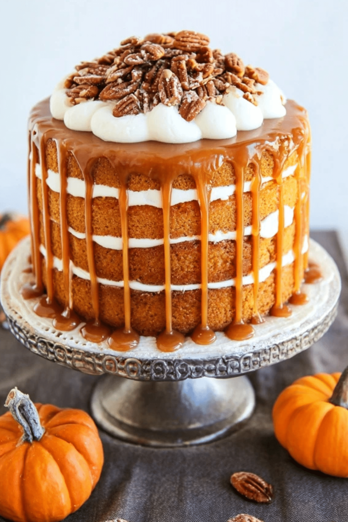 Pumpkin Salted Caramel Cake
