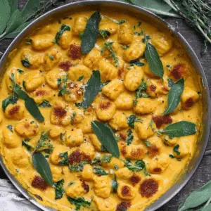 Creamy Pumpkin Gnocchi
