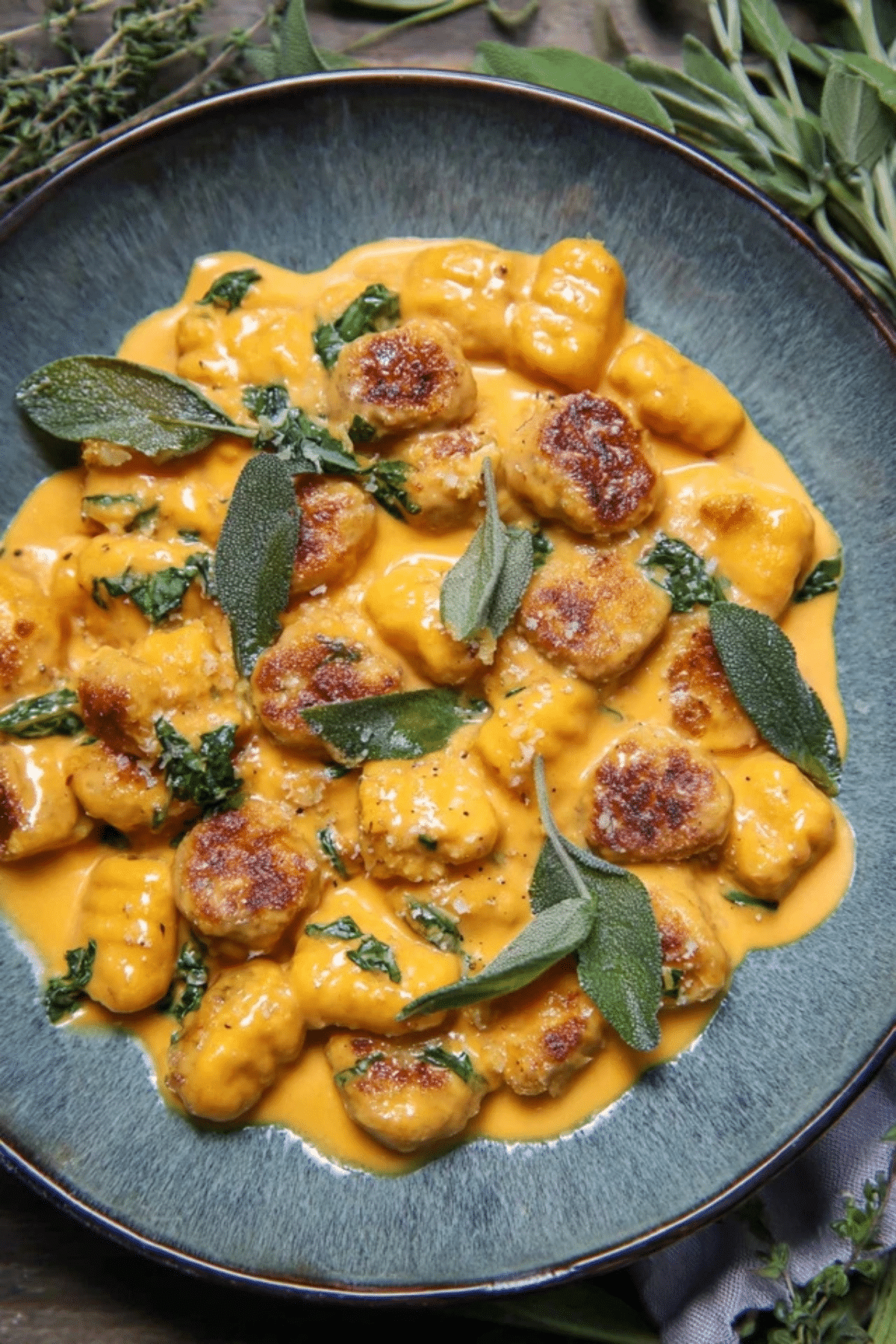 Creamy Pumpkin Gnocchi
