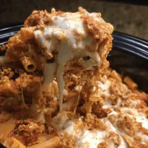 Crock Pot Baked Ziti