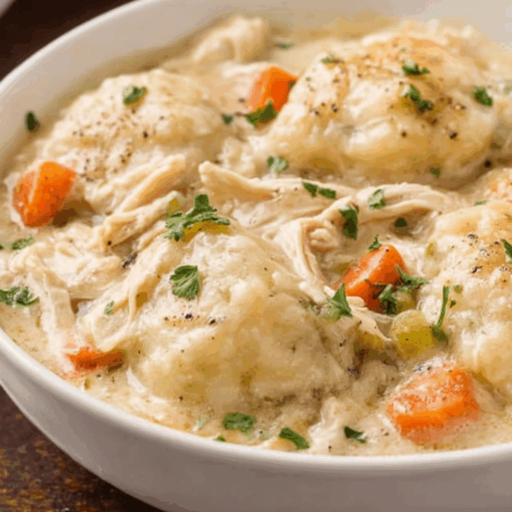 Crockpot Chicken & Dumplings
