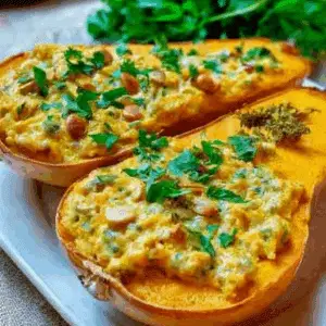 Double Stuffed Butternut Squash
