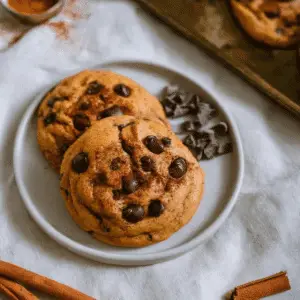 Fall Chocolate Chip Spiced Cookie