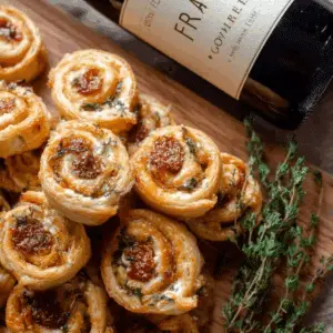 Fig and Goat Cheese Pinwheels