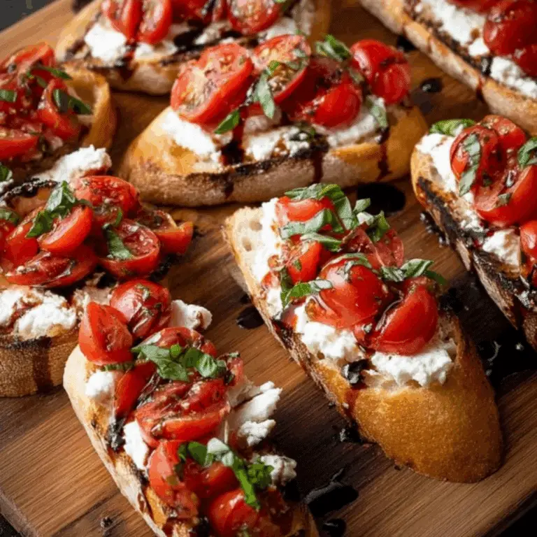 Goat Cheese Bruschetta Recipe