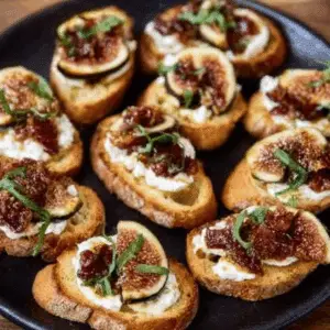 Golden fig Bruschetta