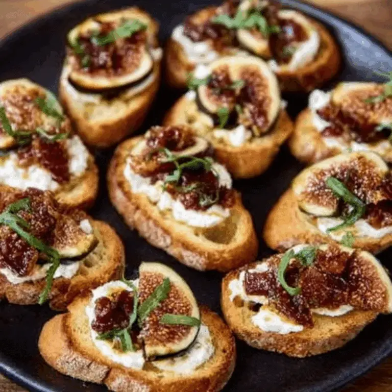 Golden fig Bruschetta