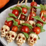 Halloween Caprese Salad Skewers