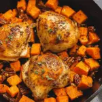 Honey Roasted Chicken and Sweet Potatoes