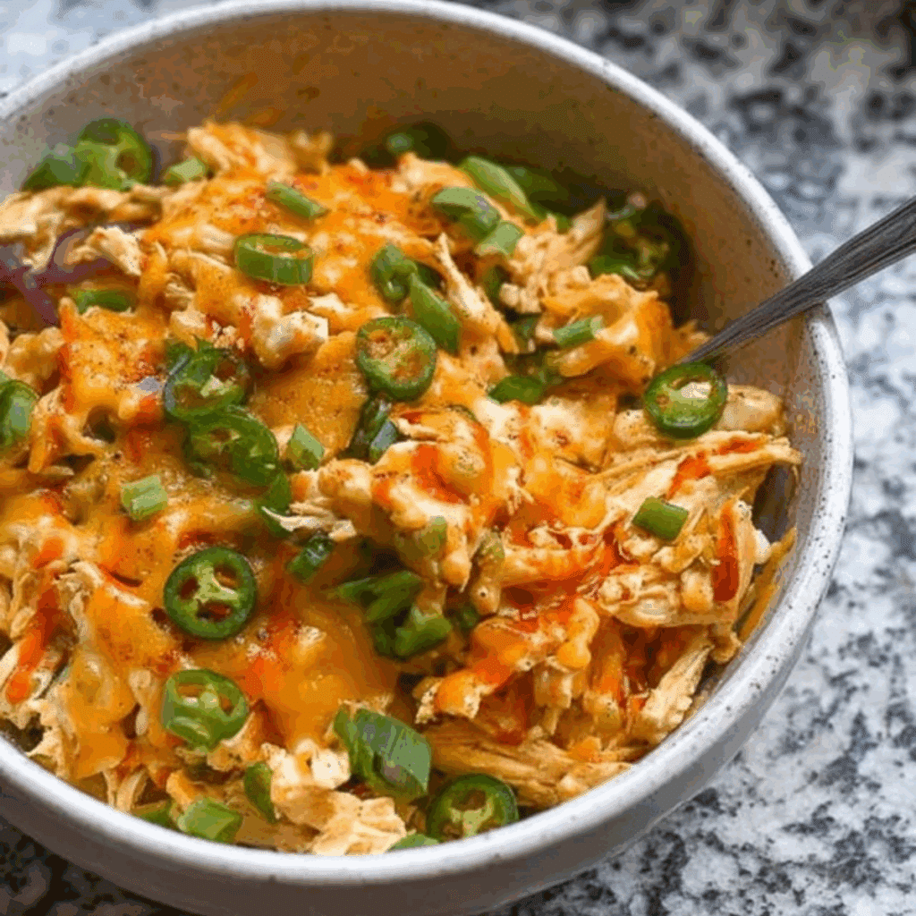 Jalapeño Buffalo Chicken Casserole