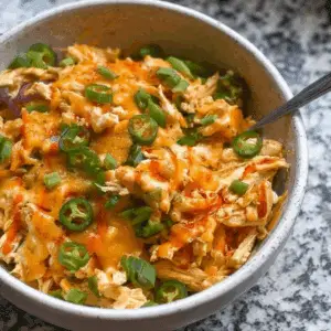 Jalapeño Buffalo Chicken Casserole
