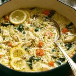 Lemon Chicken Orzo Soup