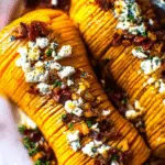 Loaded Hasselback Butternut Squash