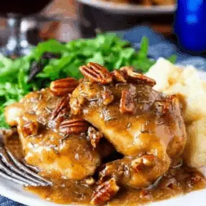 Maple Bourbon Pecan Chicken