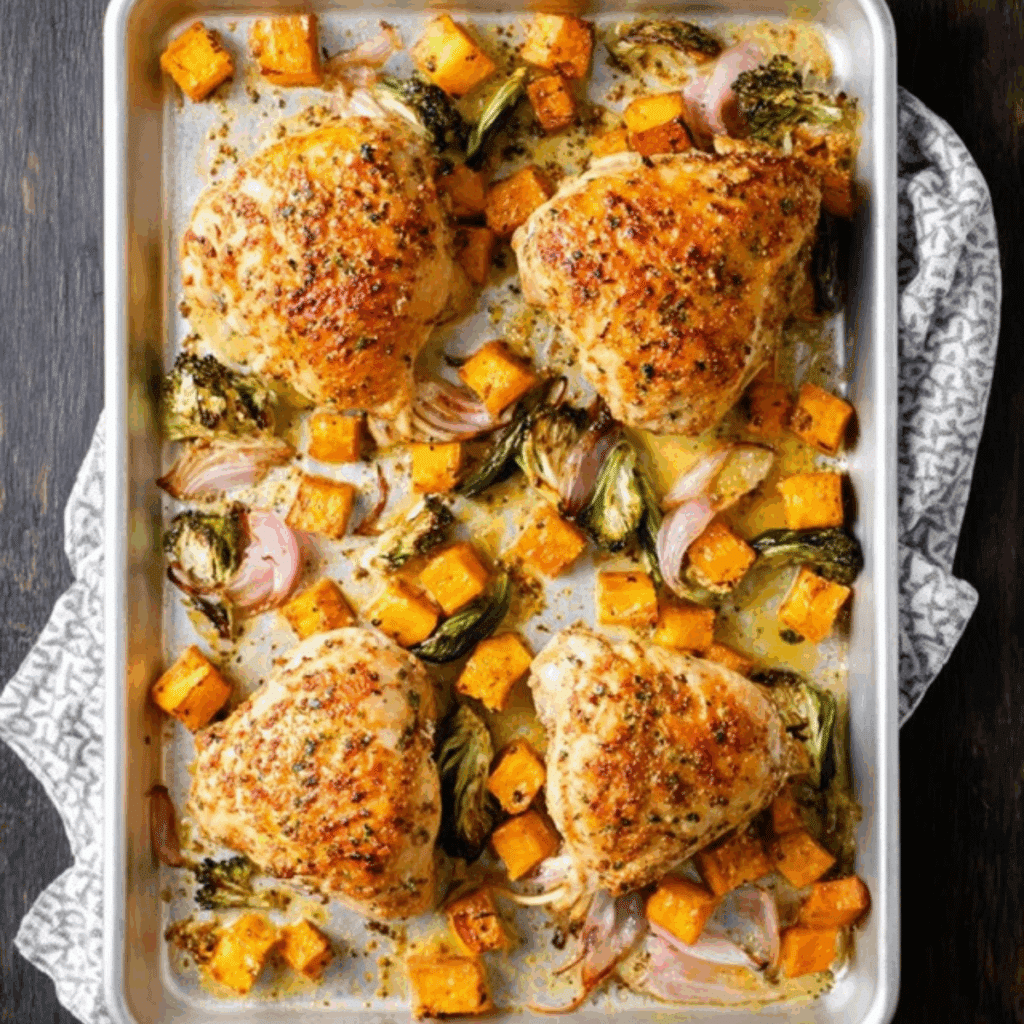 Maple Mustard Roasted Chicken