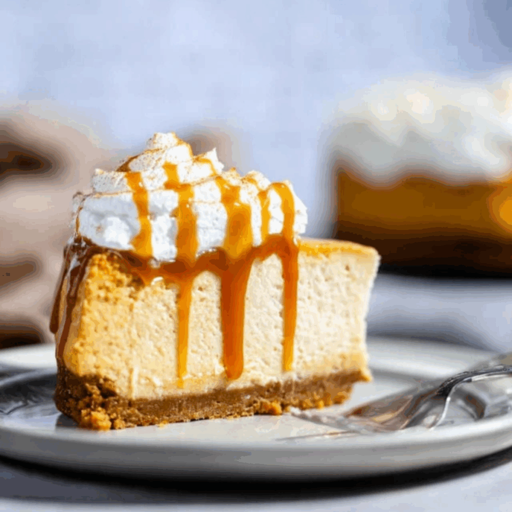 Pumpkin Caramel Cheesecake