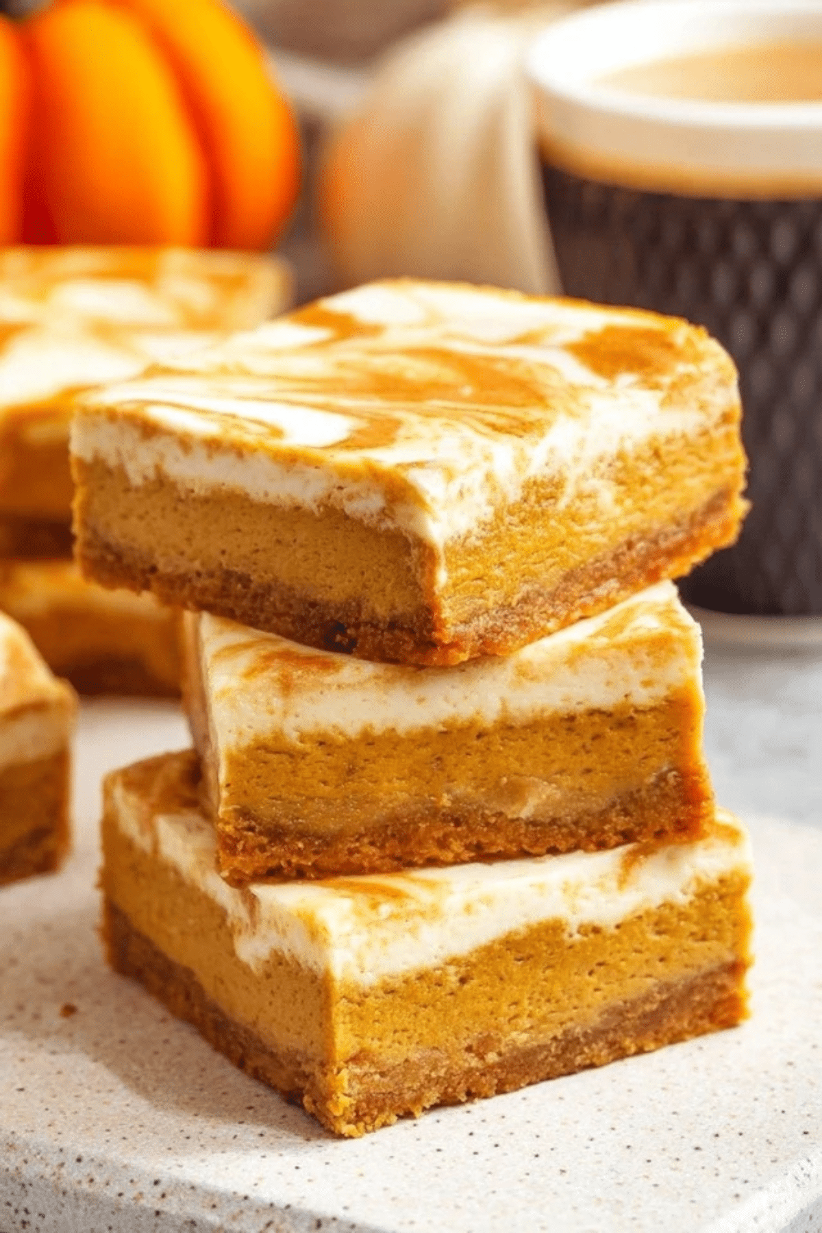 Pumpkin Cheesecake Bars