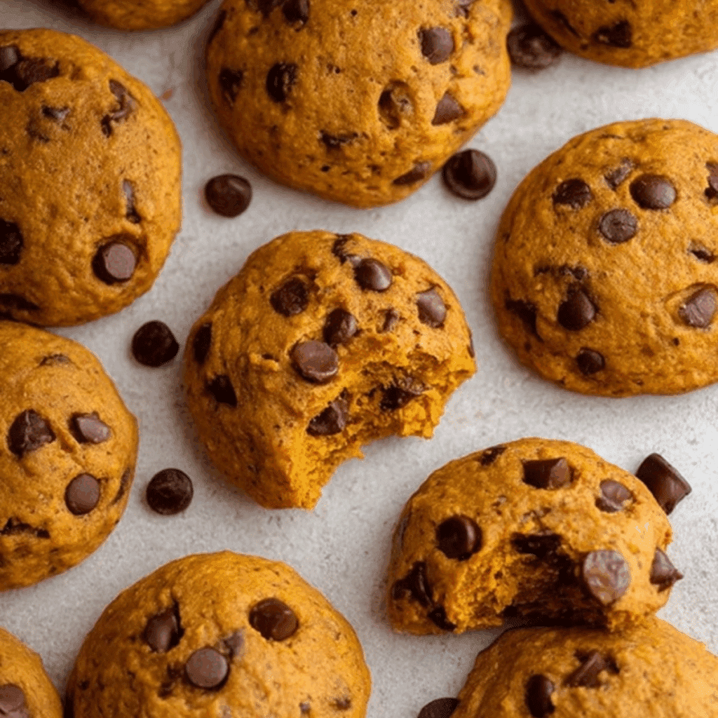 Pumpkin Chocolate Chip Cookies