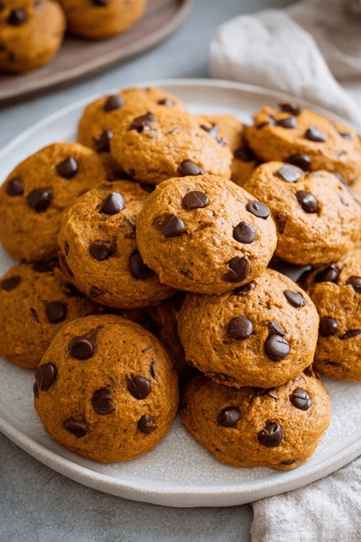 Pumpkin Chocolate Chip Cookies