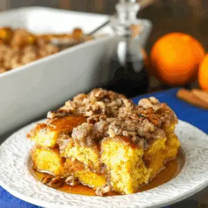 Pumpkin French Toast Casserole