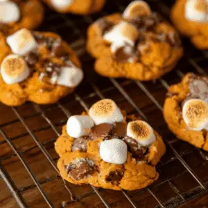 Pumpkin S’mores Cookies