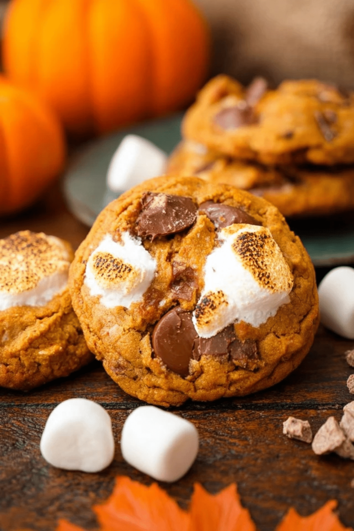 Pumpkin S’mores Cookies