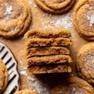 Chewy Pumpkin Snickerdoodle Cookies