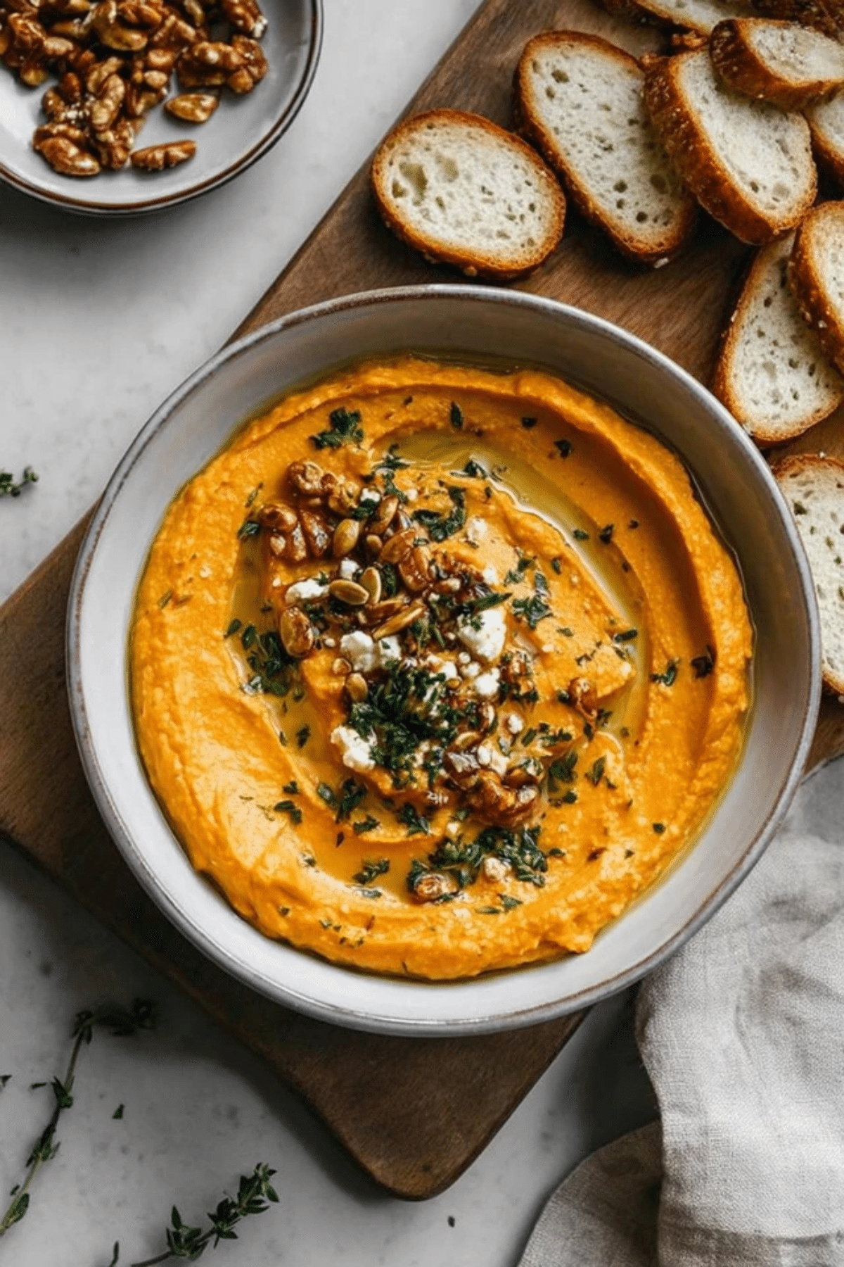 Pumpkin Whipped Feta Dip